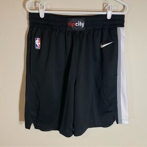Nike Portland Trail Blazers Mesh Basketball Shorts Black MSRP $80 - Large